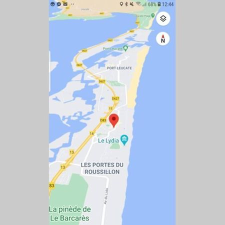 T2, Vue Sur Mer, Terrasse, Parking Prive Ле Баркарес Экстерьер фото